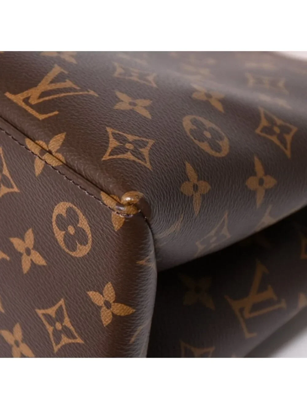 Louis Vuitton Petit Palais PM 2-Way Bag Monogram Brown Gold